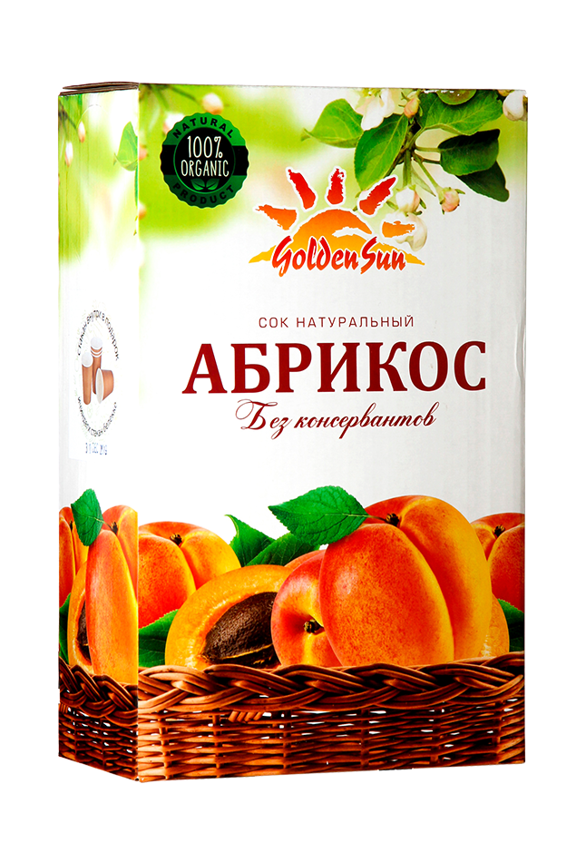 Natural juice “Golden Sun” Apricot 3 l