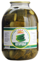 Огурцы 3л