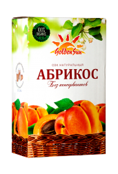 Natural juice “Golden Sun” Apricot 3 l