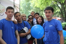 “ARTEZIAN” COMPANY CONGRATULATED CHILDREN IN PANFILOV PARK